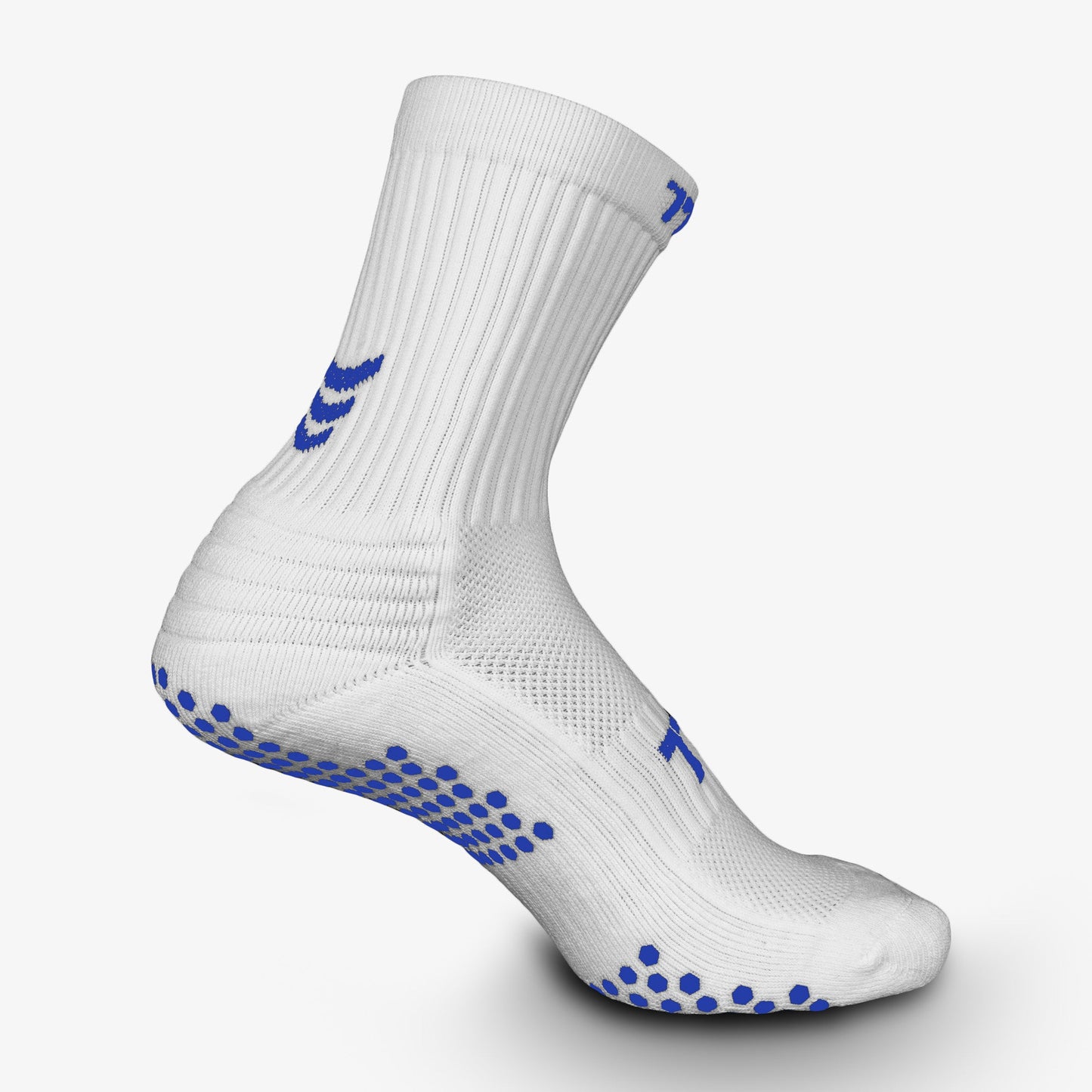 White with Blue