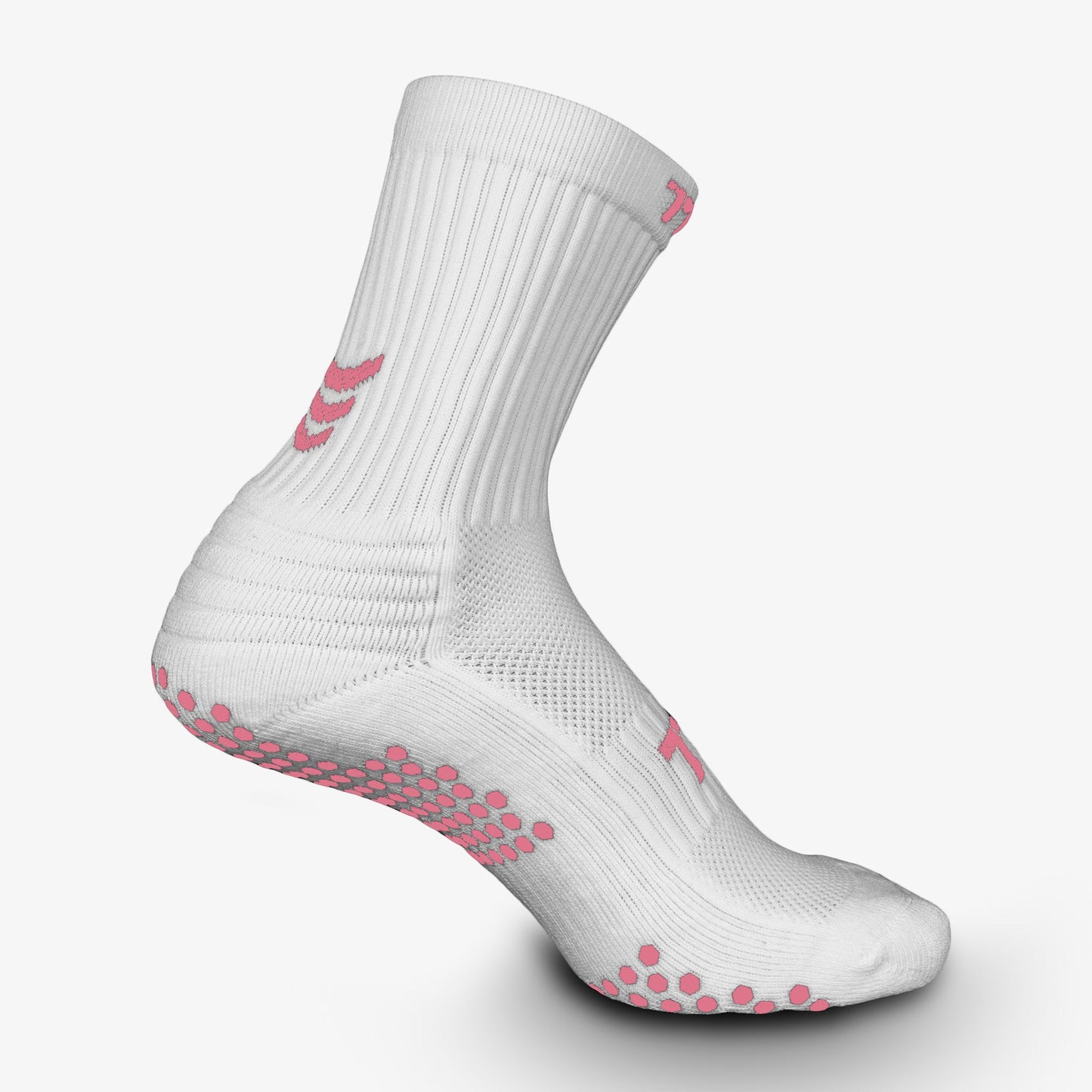 White with Pink